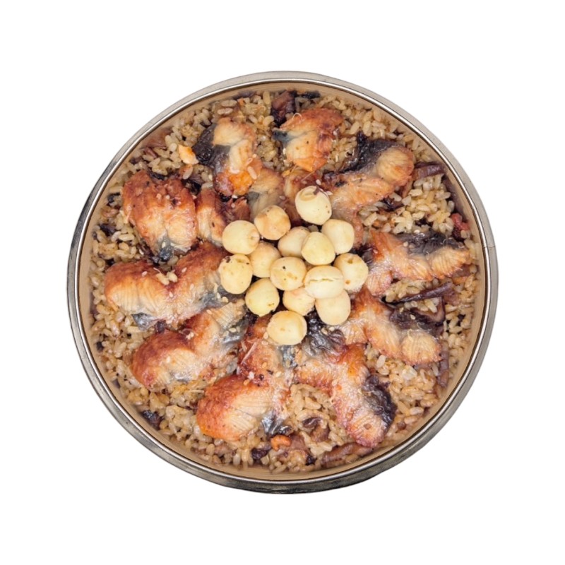 Eel and lotus nut rice cake, , large