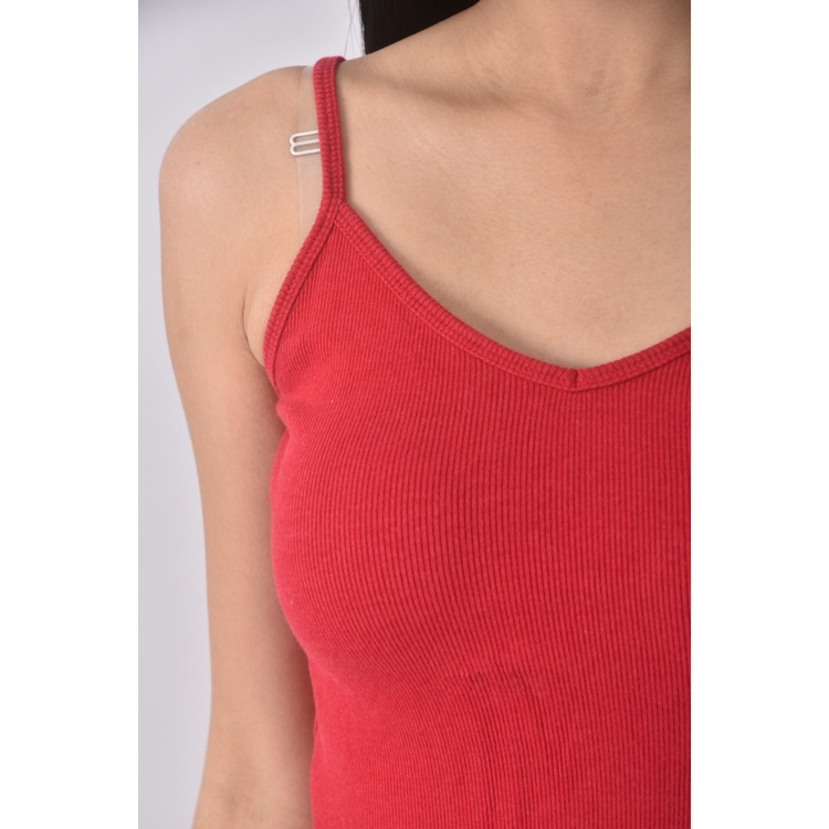 (S) pazzo質感吊帶紅色上衣二手衣, , large