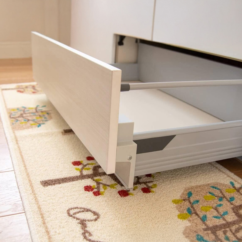 [Japan Oka] Made in Japan Recycled Printed Kitchen Mat 45×120cm (Autumn Harvest Garden Style / Machine Washable / 4mm Thick), , large