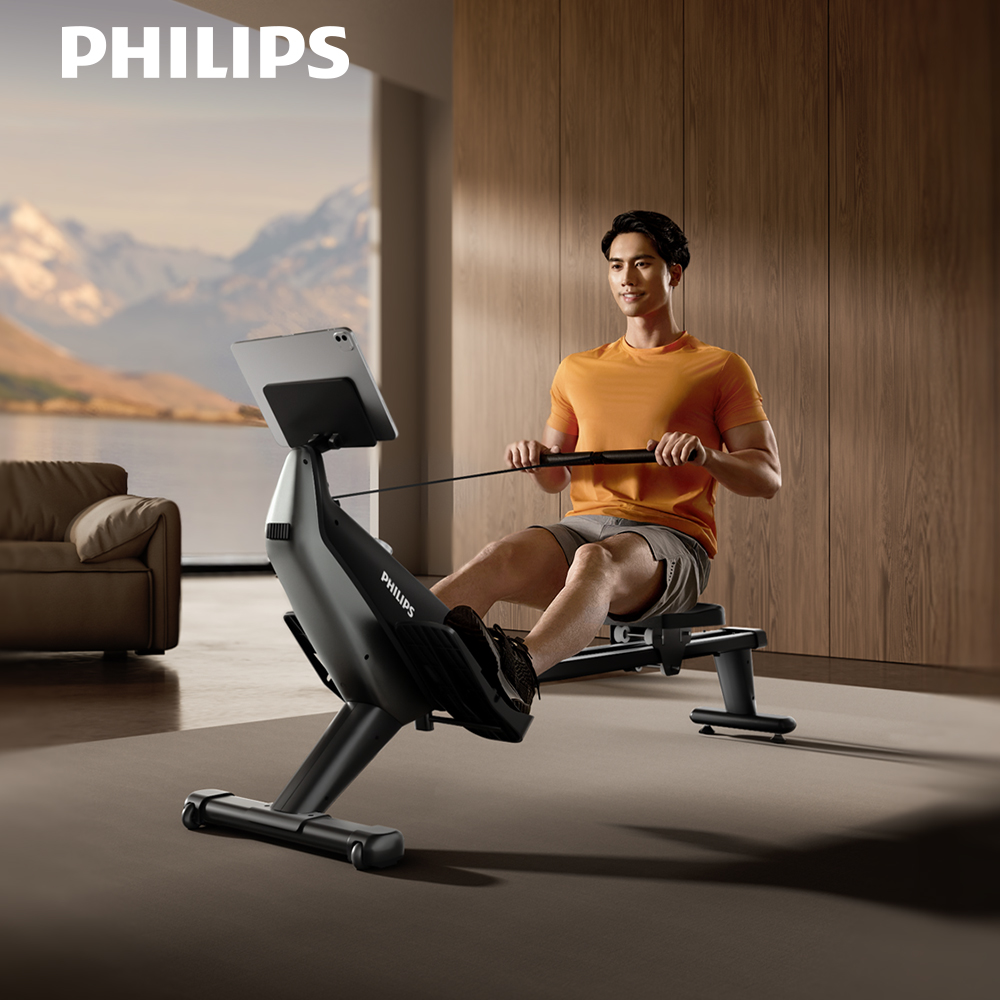 【PHILIPS】FIT3102R 飛利浦智發電磁控划船機 - 小鯊魚, , large