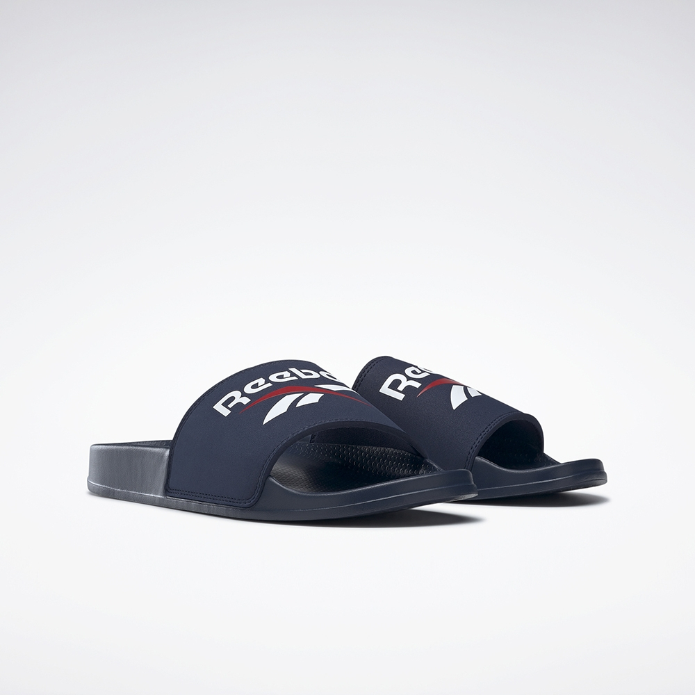 [秉宸] REEBOK FULGERE SLIDE 拖鞋 雨天拖鞋 涼拖鞋 舒適 深藍 100039176 23FW, , large