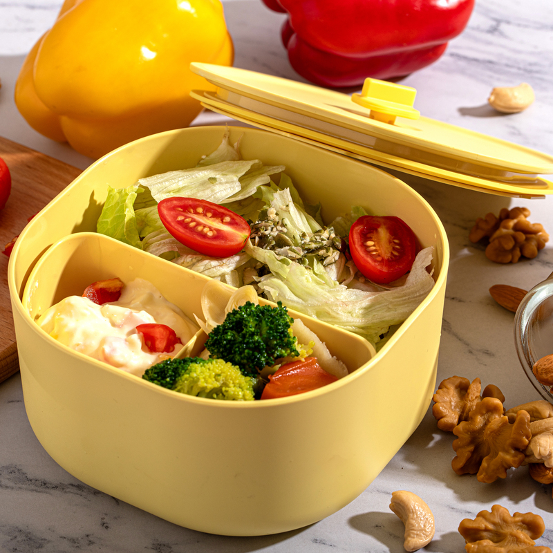 ZING Daily Bento Box Full Set-Butter Yellow, , large