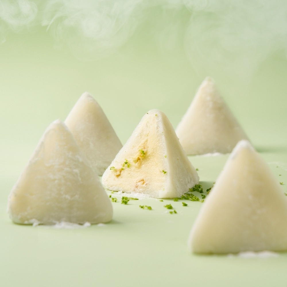 [永全鑫]【花菓子冰粽】芋頭鹹蛋&times;4顆＋檸檬乳酪&times;4顆．綜合組, , large