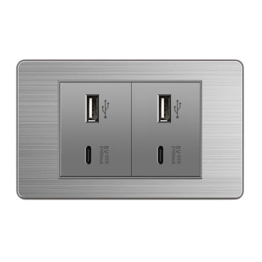 美式面板USB*2+TYPE-C*2, , large