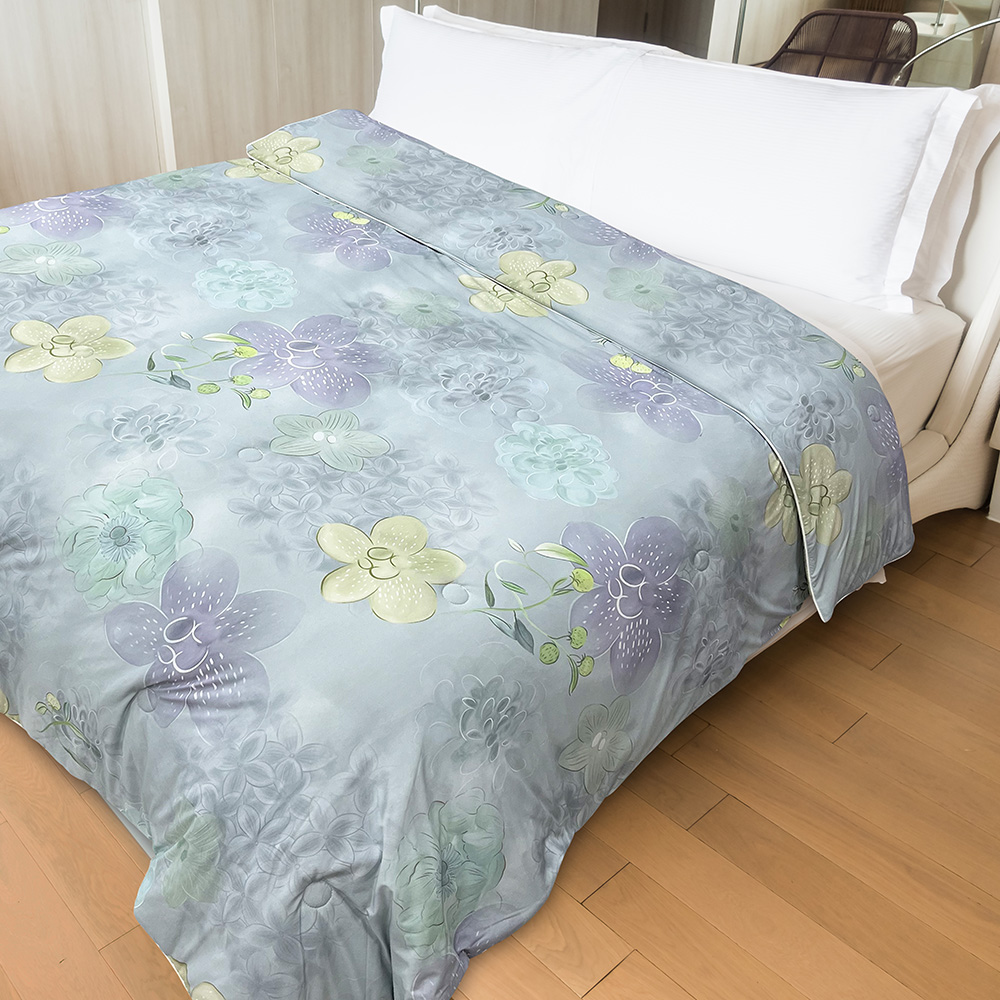 【多利寶寢具】Indian_冰冰涼感紗冷氣夏被-花烟漫舞, , large