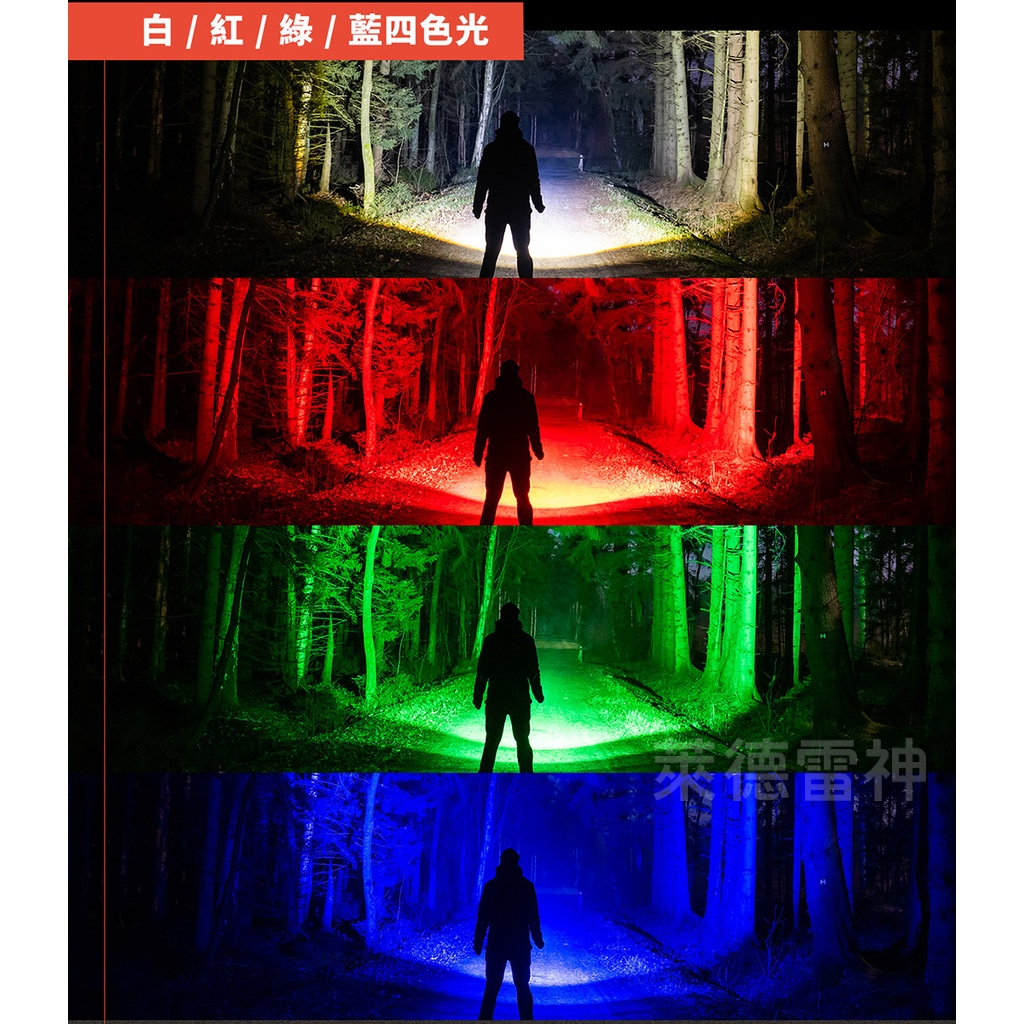 【德國Ledlenser】P6R Core QC 充電式伸縮調焦四色手電筒, , large