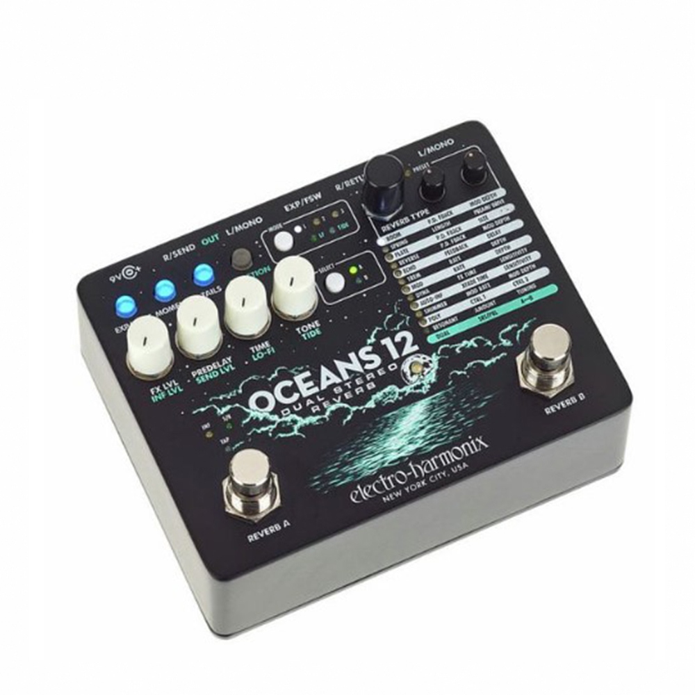 Electro Harmonix Oceans 12 Reverb 效果器【敦煌樂器】, , large