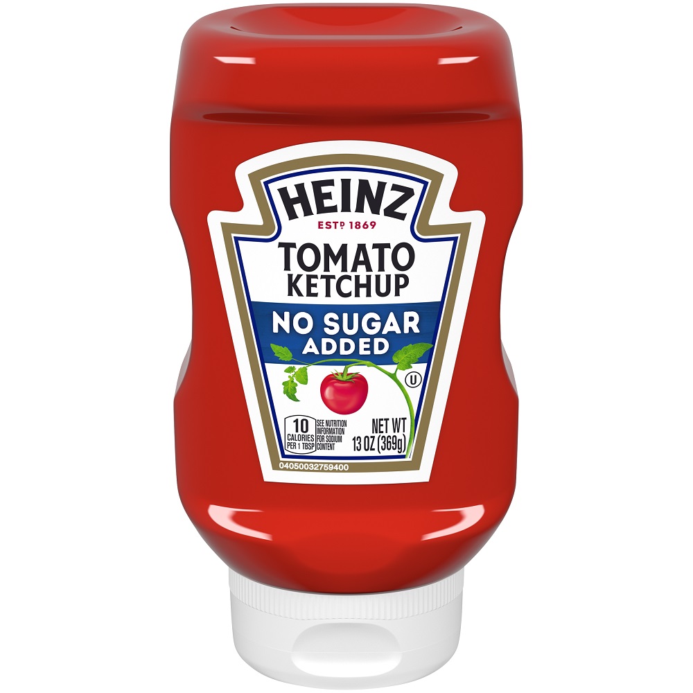 Heinz Tomato Ketchup No Sugar Added, , large