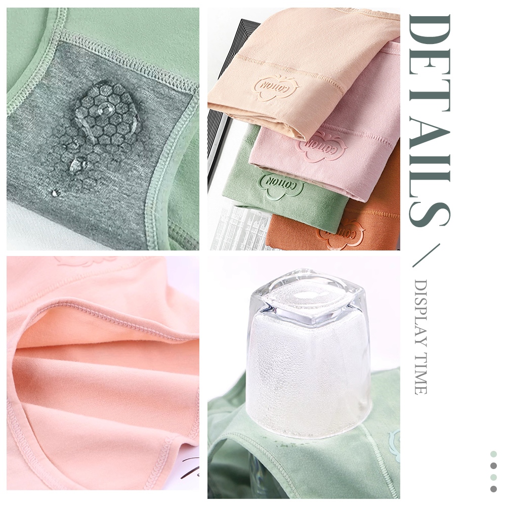 [夢巴黎] 中腰純棉石墨烯內褲, , large