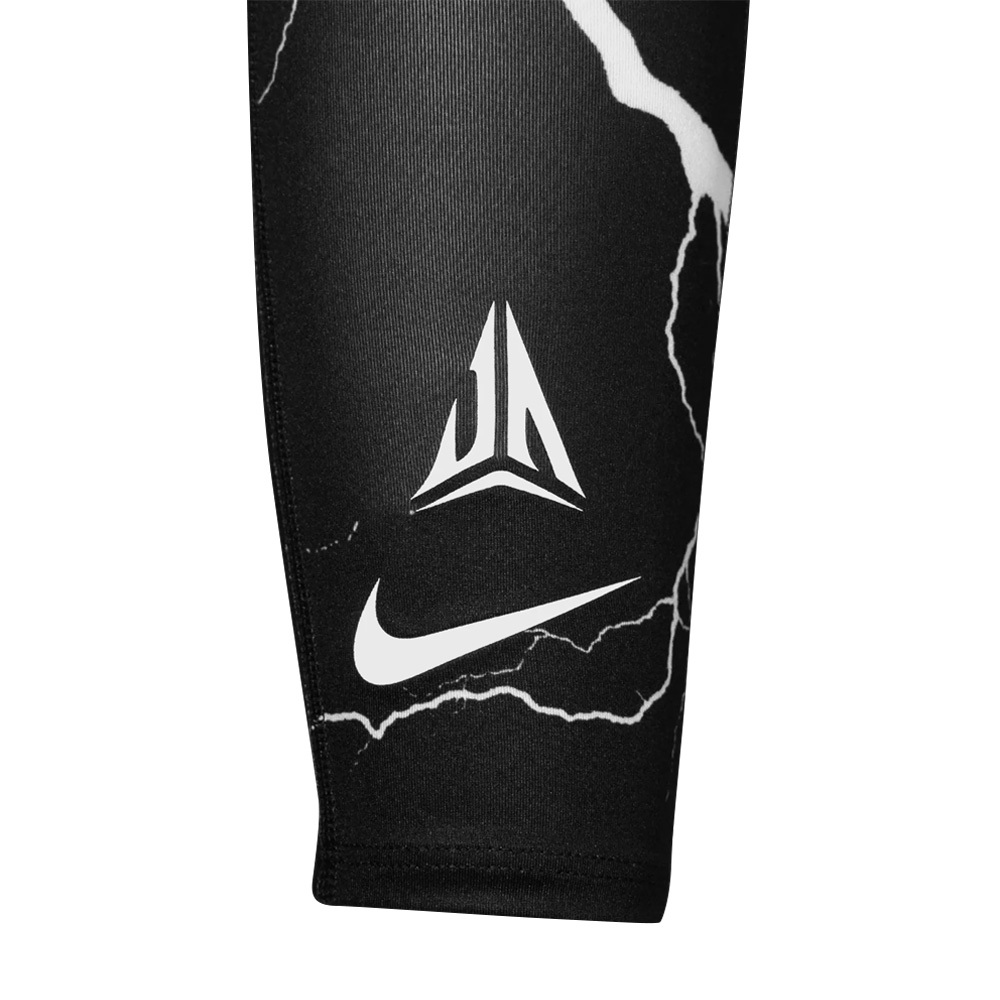 NIKE J MORANT 臂套 單入裝 健身 訓練 戶外運動 時尚 透氣 舒適 吸濕 排汗 乾爽 彈性 固定 貼合 黑, , large