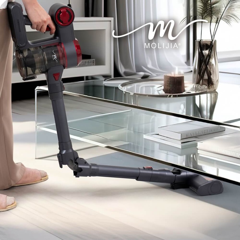 【MOLIJIA 魔力家】M181 自動AI感測手持式無線吸塵器-灰耀紅, , large