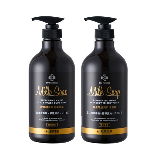 【Dr's Formula台塑生醫】胺基酸清爽肌沐浴乳-雪皂香氛 800g 2入組 公司貨, , large