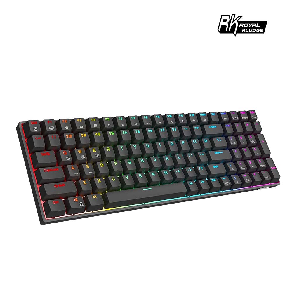 RK 100 key RGB Mechanical Keyboard ( brown switches ), , large