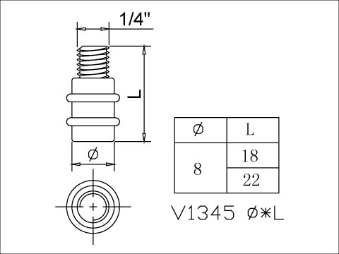 【協進五金】子母銅+2圈橡膠圈+黑圈, , large
