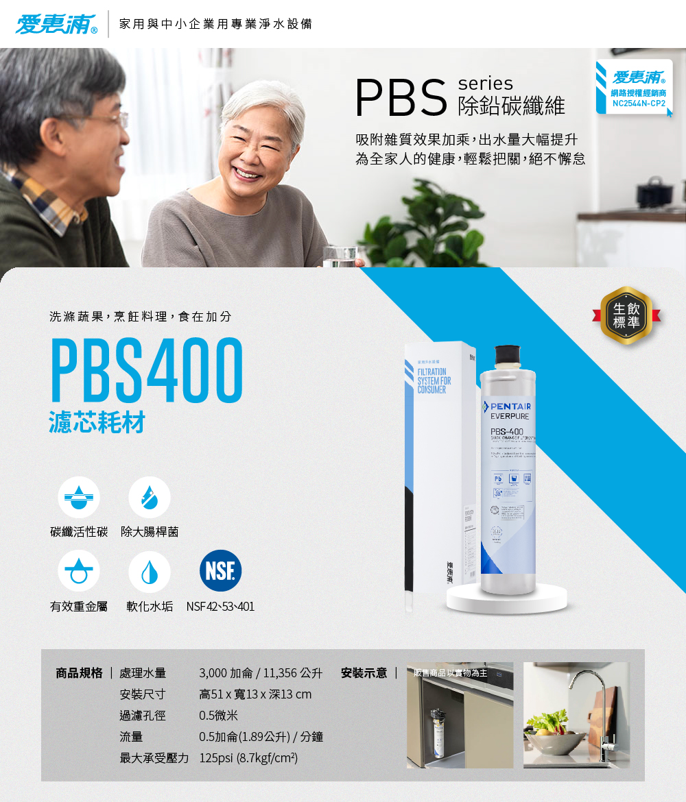  PBS400 Carbon Fiber Activated Carbon Filter (DIY Replacement), , large