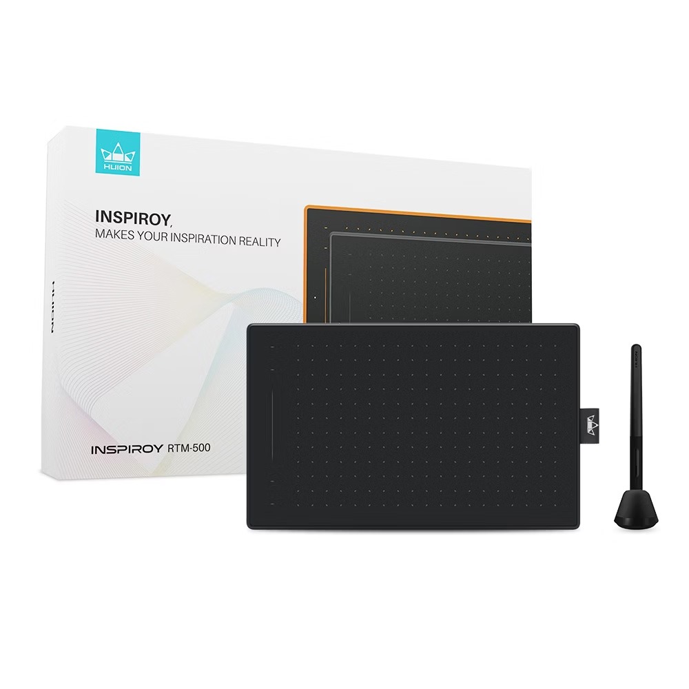 【HUION 繪王】 INSPIROY H950P plus 繪圖板 星空黑/丹霞橙 /台 RTM-500 - RTM500-O 丹霞橙, , large