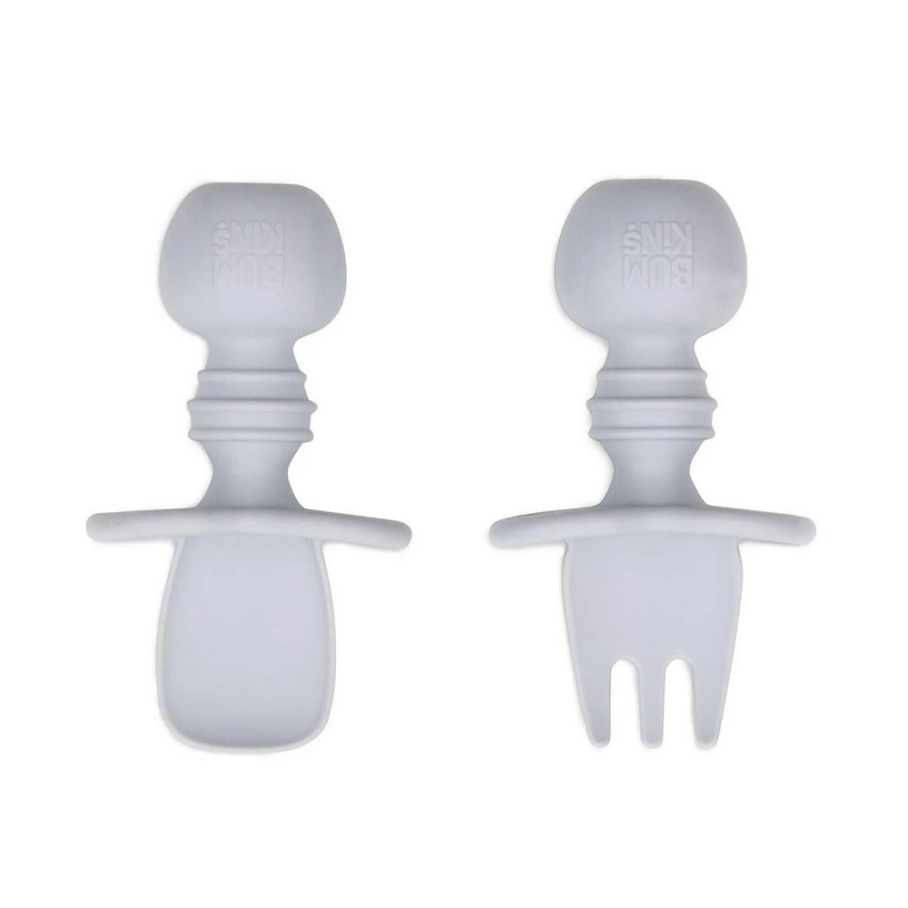 Bumkins 寶寶白金矽膠湯叉組(多款可選), , large