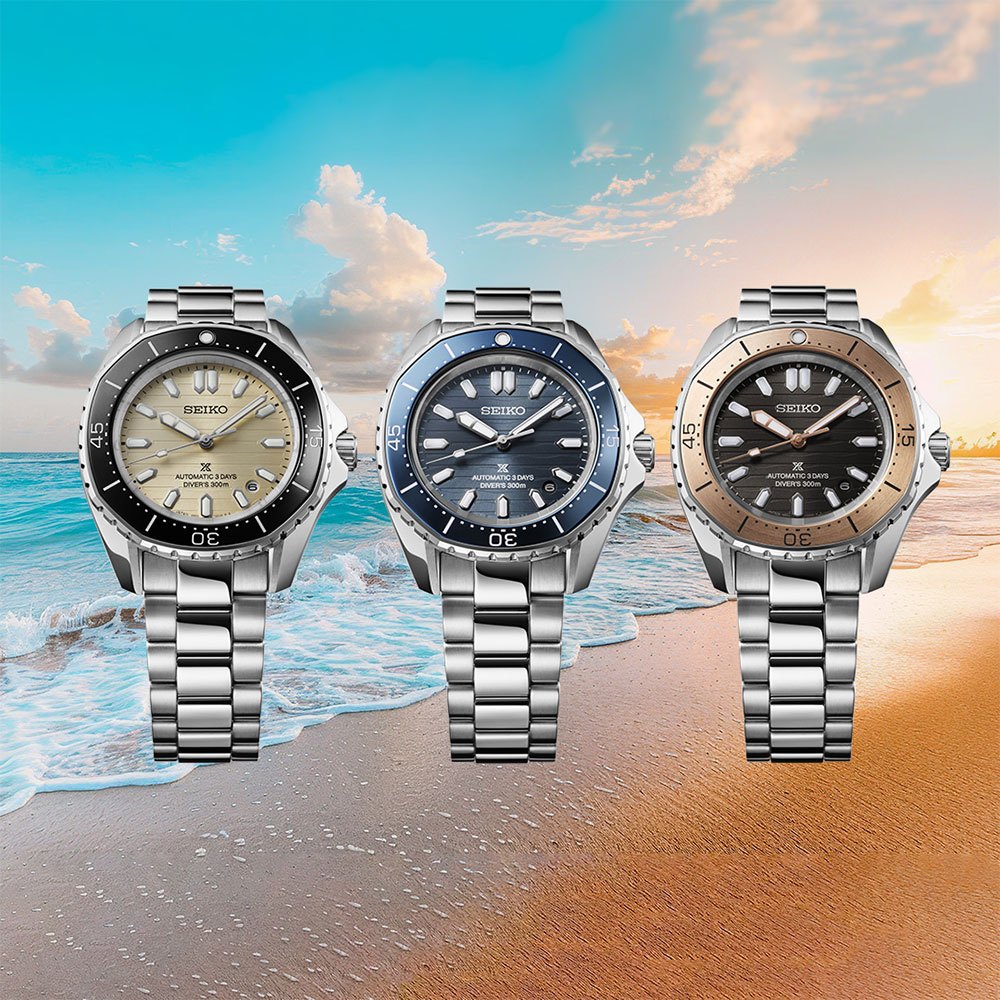 SEIKO 精工 Prospex 正午藍 三日鍊 海岸線波紋機械錶 多邊形300米潛水錶 SPB483J1, , large
