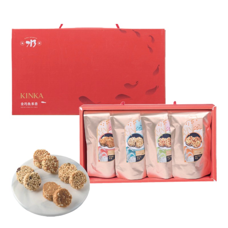 台灣在地-綜合海味米果禮盒, , large