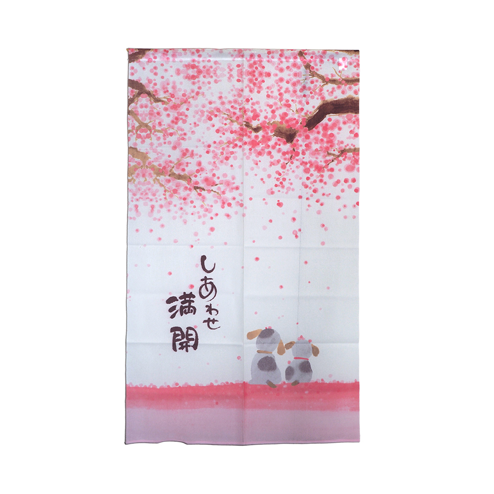 針織長門簾-85x150cm-幸福滿開-2條, , large