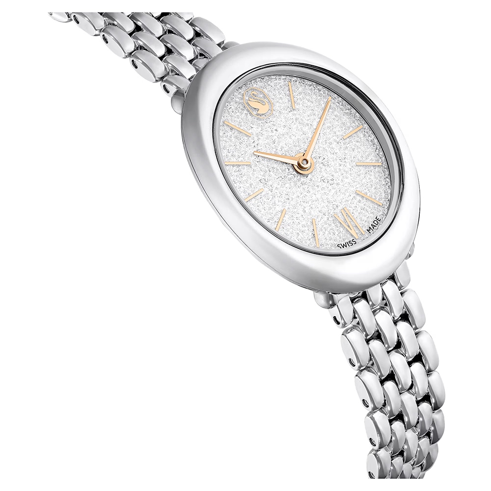 SWAROVSKI 施華洛世奇 Imber 璀璨水晶橢圓形手錶 女錶-37 x 30mm(5717590), , large