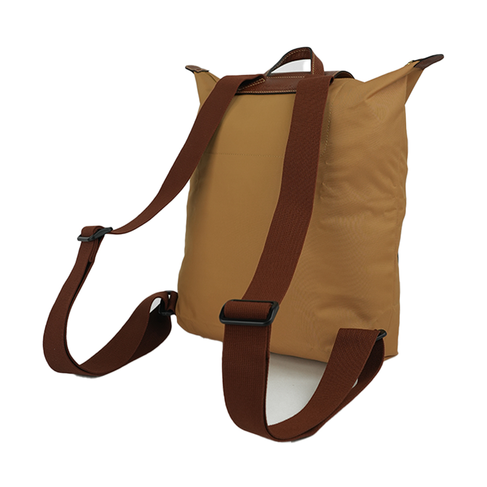 LONGCHAMP Le Pliage Original M 再生帆布中型折疊後背包/鹿皮色, , large