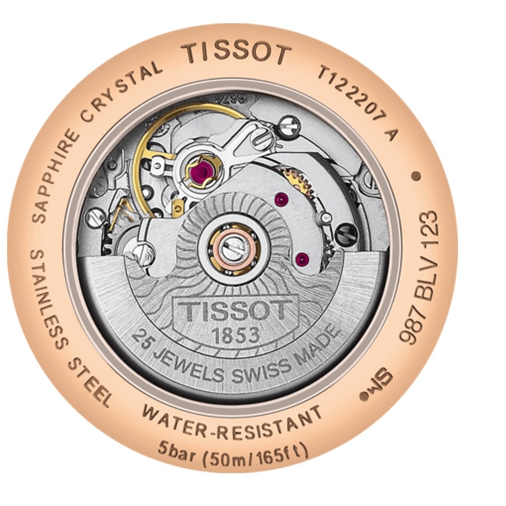 TISSOT天梭 Carson 經典機械女錶-30mm  T1222073603100, , large