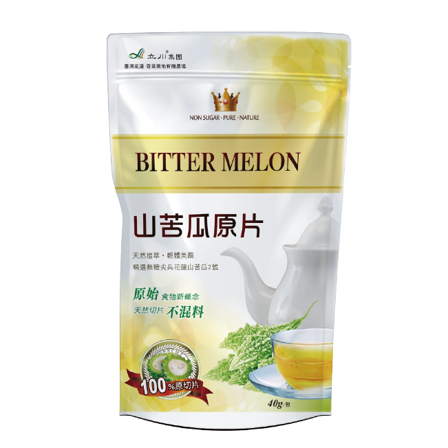 [長榮生醫]奇萊美地山苦瓜原片茶40g入X3袋