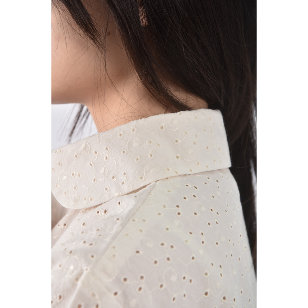 (M) 印花白色短袖上衣二手衣, , large