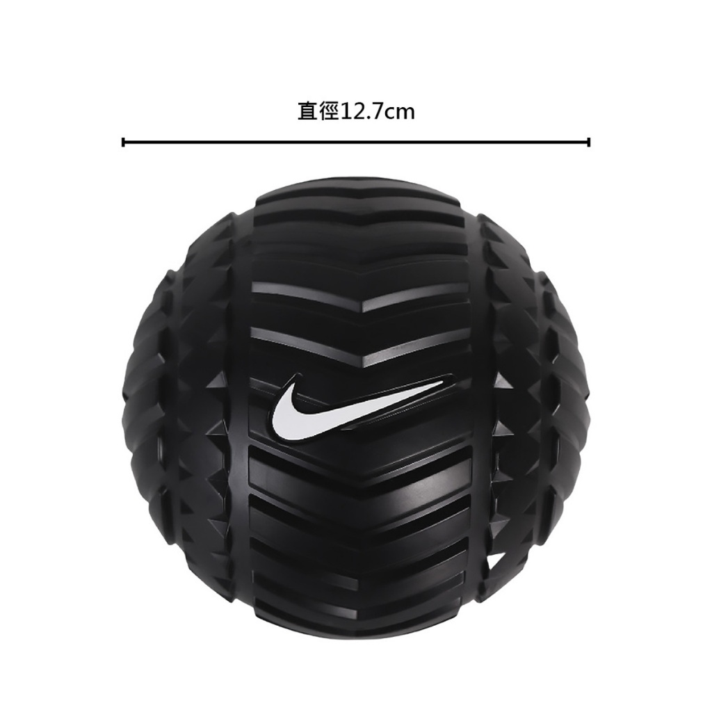 NIKE RECOVERY 按摩球 筋膜球 瑜珈球 健身器具 按摩器具 肌肉按摩 穴位按壓 單點按摩 高密度 便攜 黑, , large