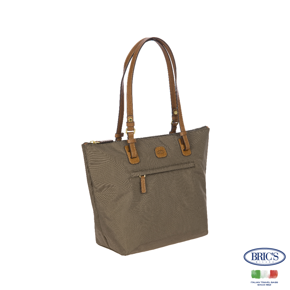 【Bric's】 X-collection 肩背包(中) BXG45071 - 堅果摩卡色, , large