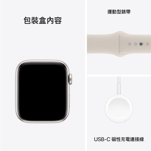 Apple Watch SE GPS MXEF3TA/A 40mm 星光鋁/星光運動錶帶-S/M _ 台灣公司貨 +贈, , large