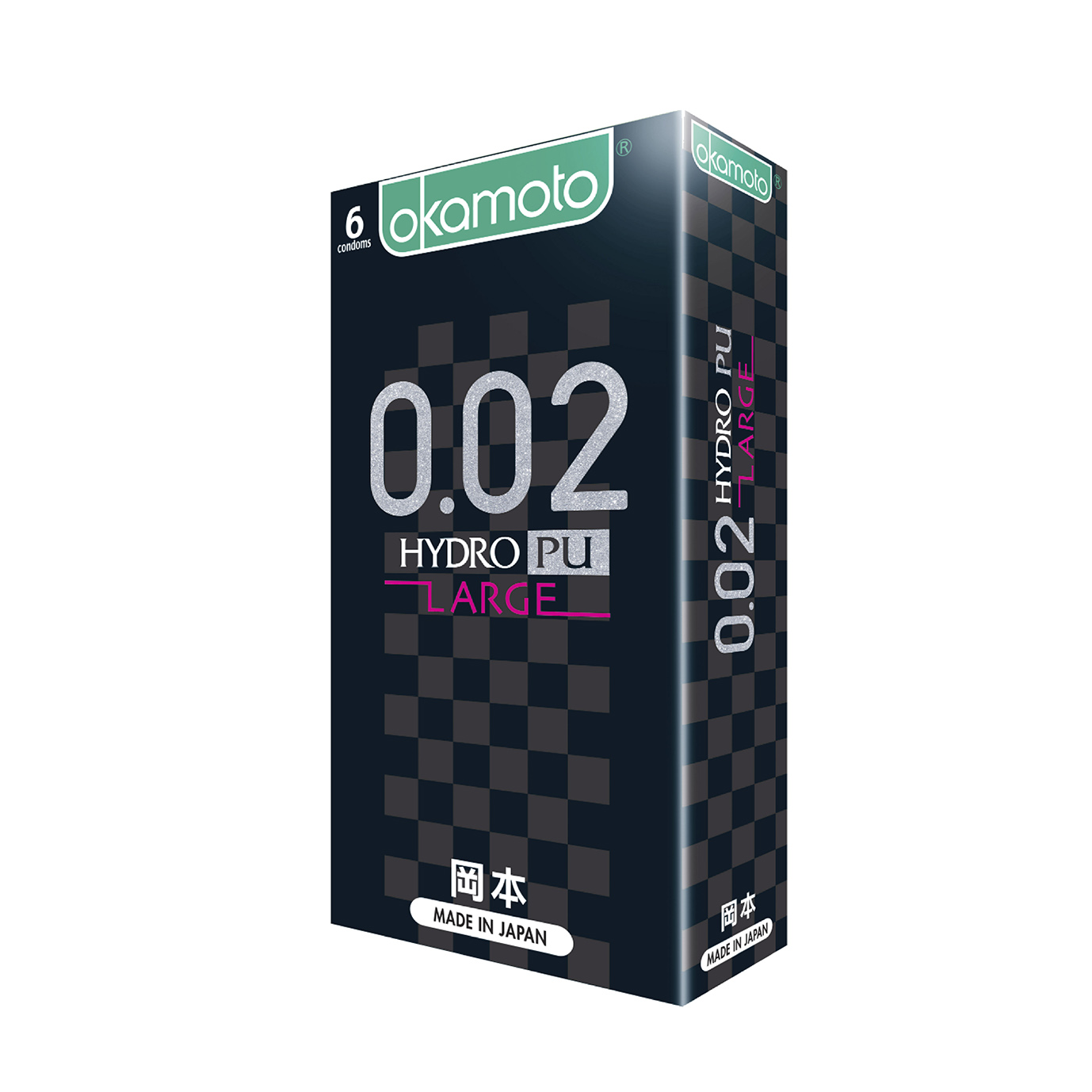 【岡本 okamoto】002L 保險套 6入 加大 衛生套, , large