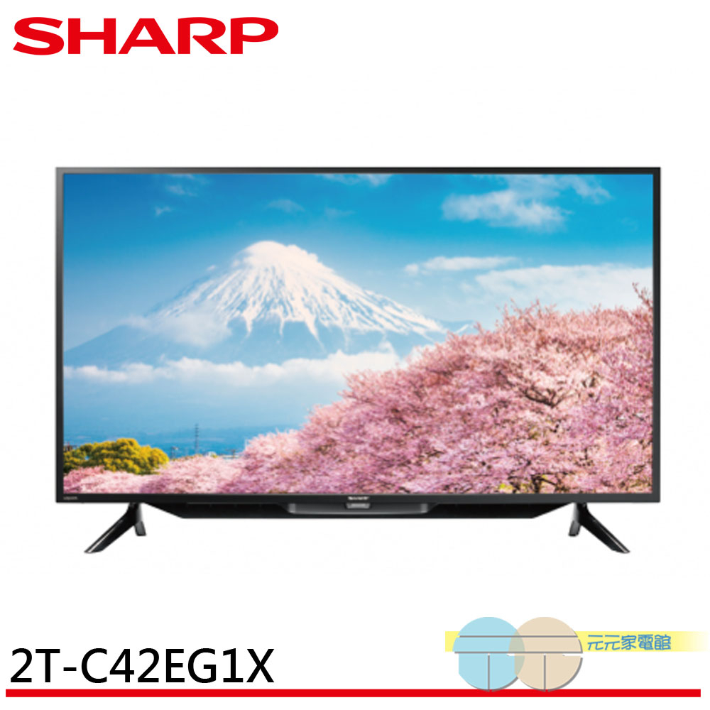 SHARP 42" Smart LCD TV 2T-C42EG1X, , large