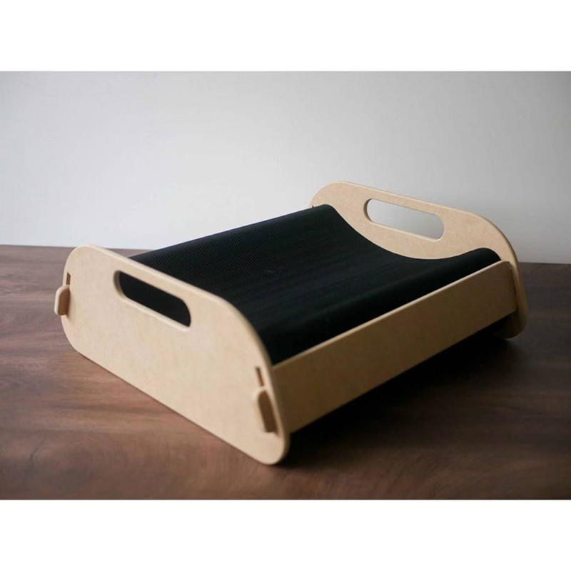 Waffle | Honeycomb Paper Storage Cat Bed, , large