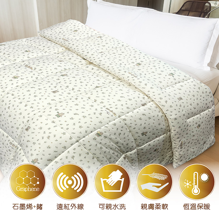 【多利寶寢具】VICTORIA 針織棉保暖可水洗雙人四季被/棉被, , large