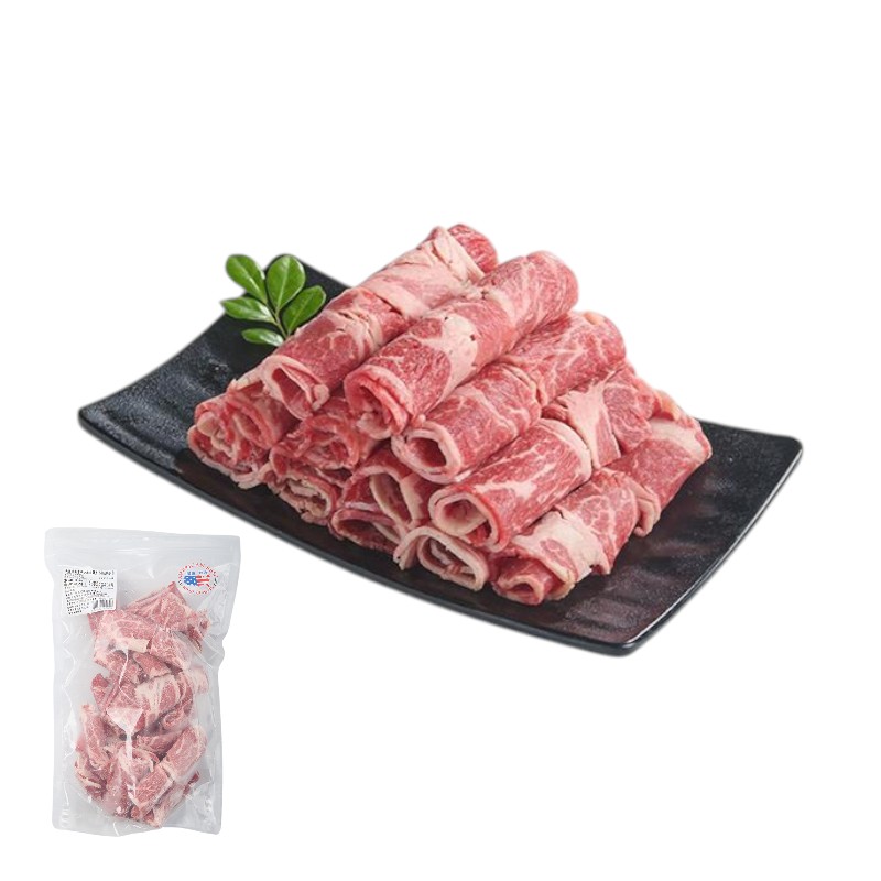 冷凍美國無骨牛肩小排火鍋片500g, , large