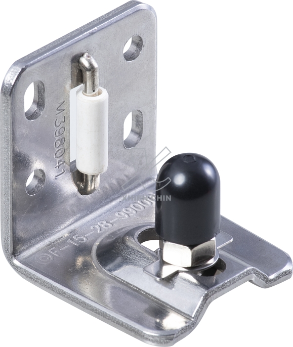 【協進五金】#204可調下止(42系列)短輪H28 不鏽鋼色+黑輪, , large