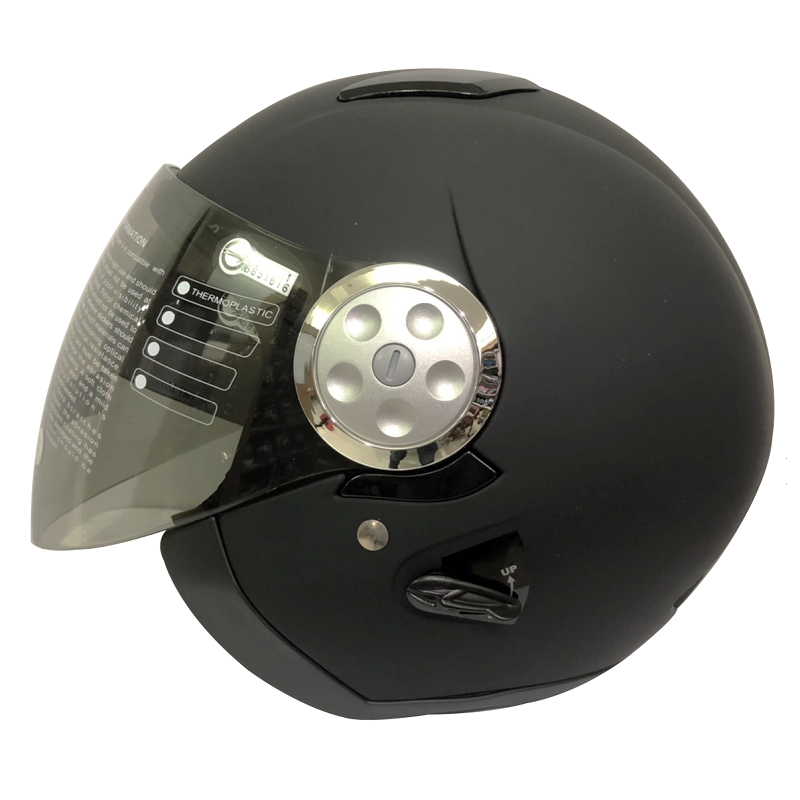 GP6 0215半罩雙層鏡帽, 黑色-XL, large