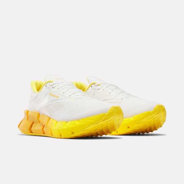 Reebok Floatzig 1 男 慢跑鞋 彈力 支撐 緩震 白 黃 [100212133], , large