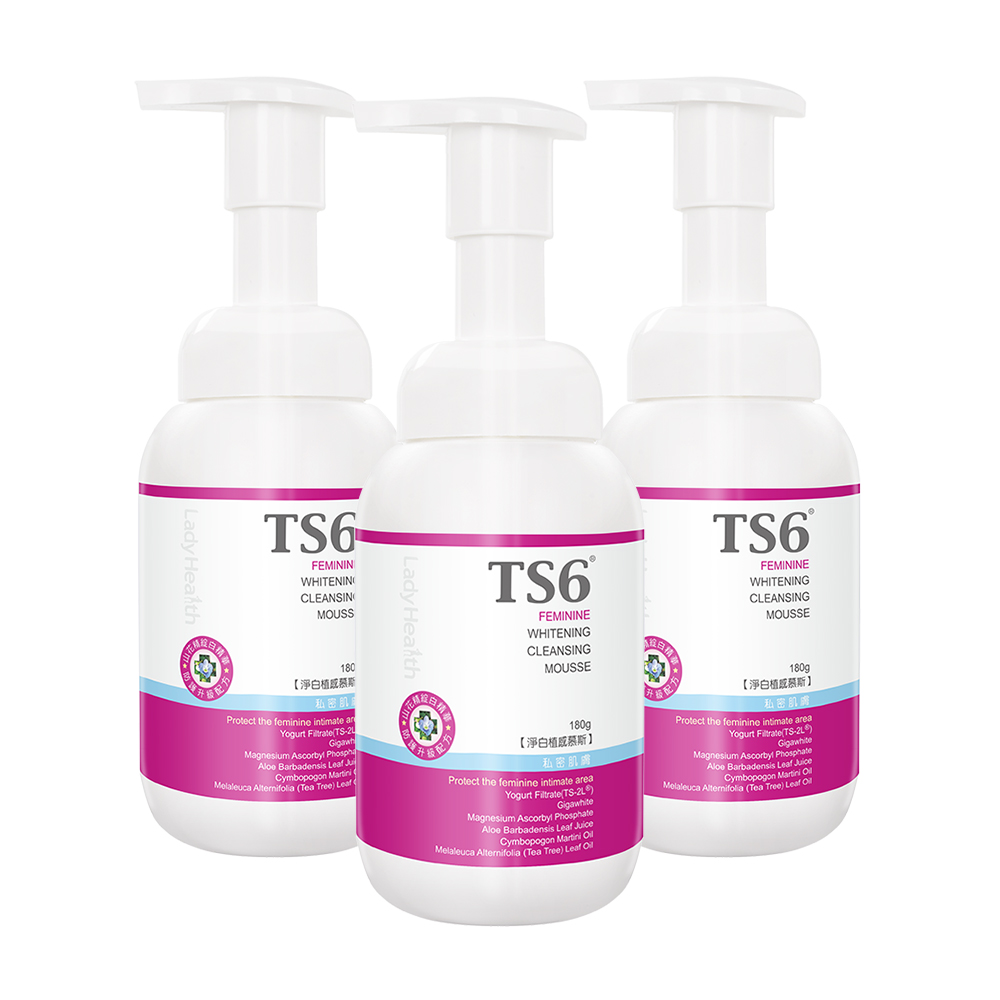 TS6 Feminine Whitening Cleansing MousseX3, , large