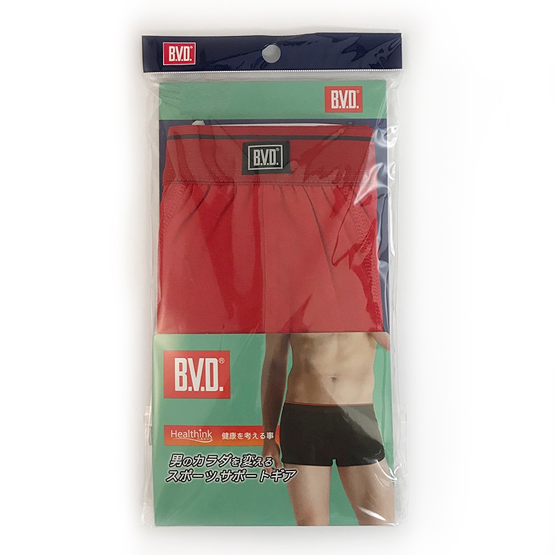 BVD彈性平口褲, L, large