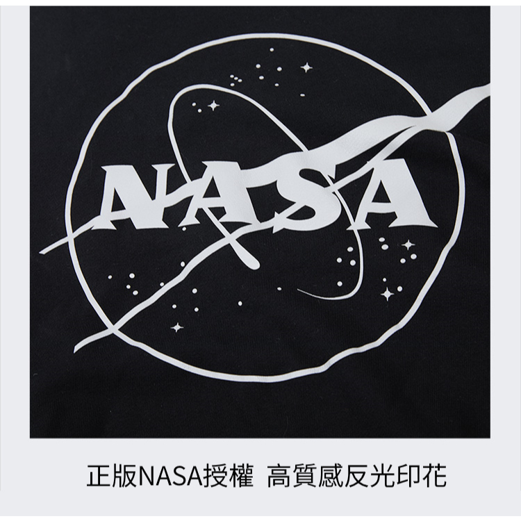 TECTOP 探拓戶外 TECTOPxNASA 圓領長袖大學T恤AHB612721(原版授權 經典設計 百搭好穿), , large