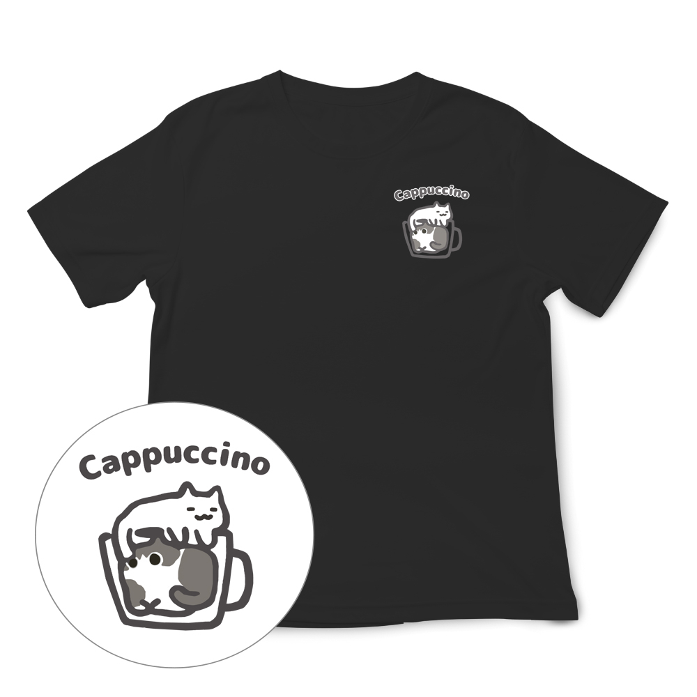 JZ TEE Cat - Cappuccino Graphic Tee, , large