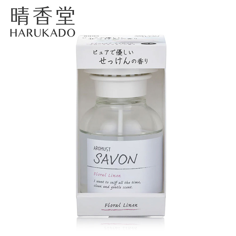 〔本野有限公司〕日本晴香堂室內芳香液白瓶210ml (皂香亞麻花香)-2入, , large