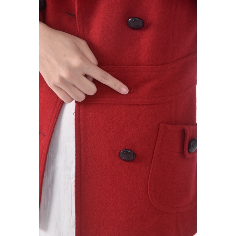 (S) forever twentyone質感大衣紅色外套二手衣, , large