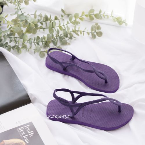『限時三天特賣』[巴拉娜巴西人字拖專賣店]中壢實體店面 Havaianas LUNA 涼鞋 沙灘 海灘 海邊夾腳拖/人字拖鞋 亮紫色, , large