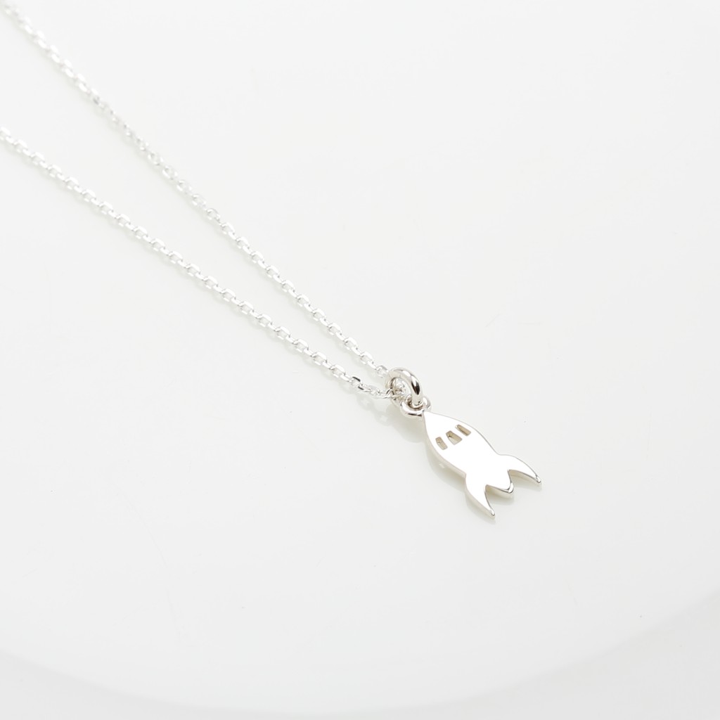 【Angel & Me】Rocket of Dream s925 sterling silver necklace Valentine Day gift, , large