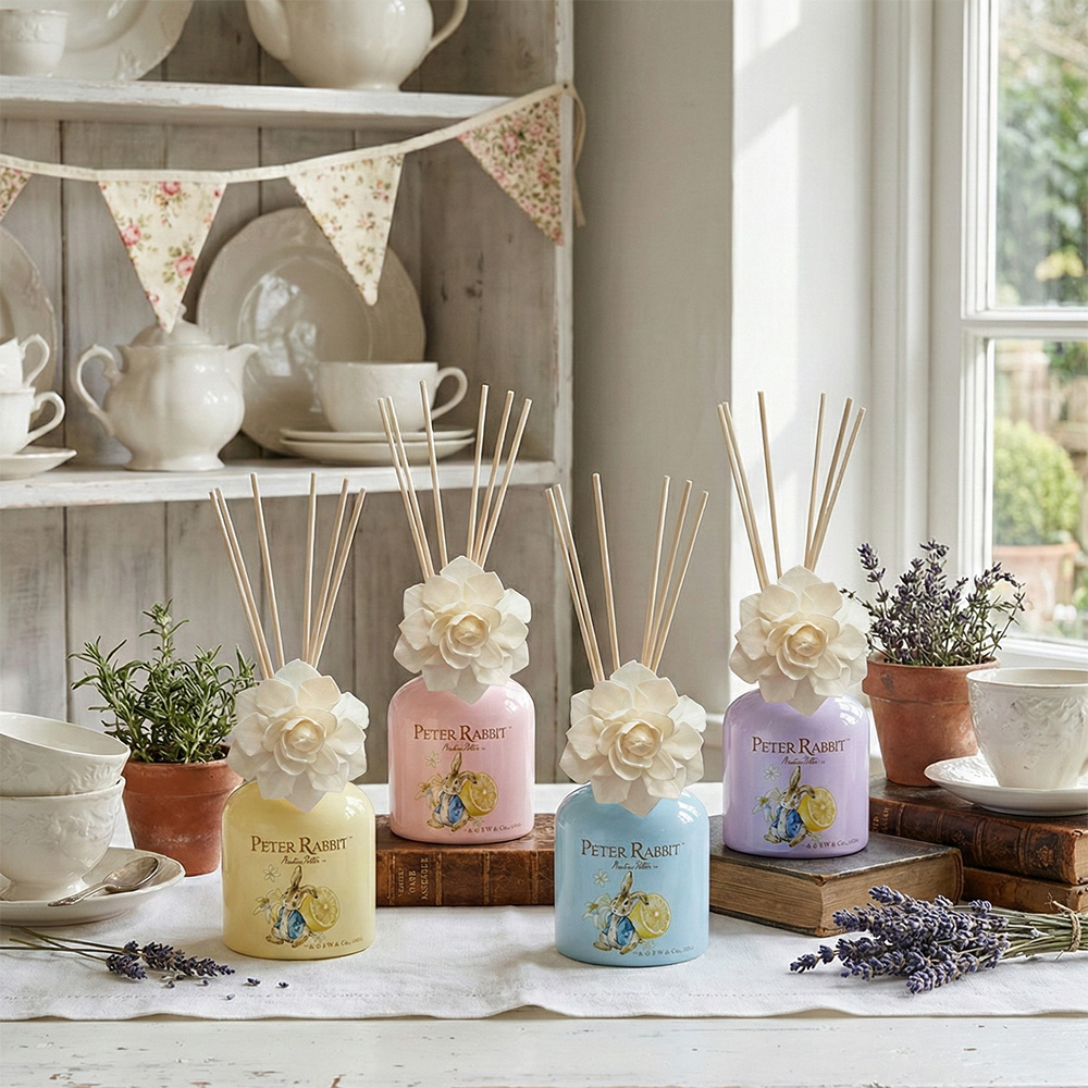 【世豐】【Peter Rabbit 比得兔】療癒擴香200ml(2入組)-紫色, , large