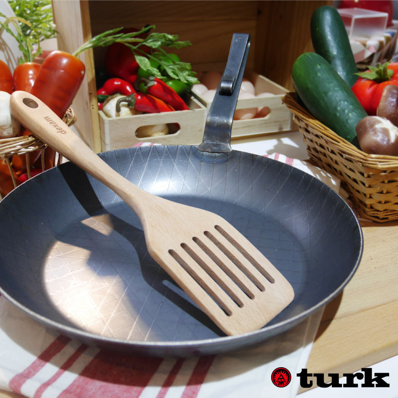 【德國turk土克鐵鍋】熱鍛斜紋 短柄(深鍋)平底鍋 28cm 鐵鍋65330, , large